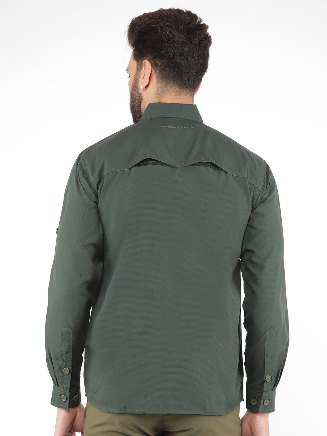 Greenlands Shirt QUADRA Forest Green