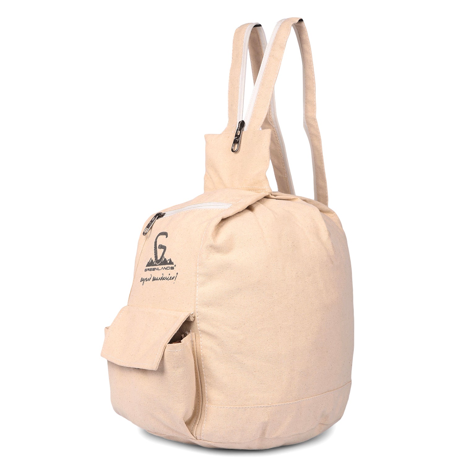 Greenlands Canvas Backpack Off-White